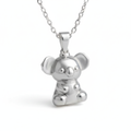 Sterling Silver 3D Koala Pendant